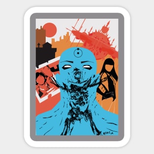 Dr Manhattan Sticker